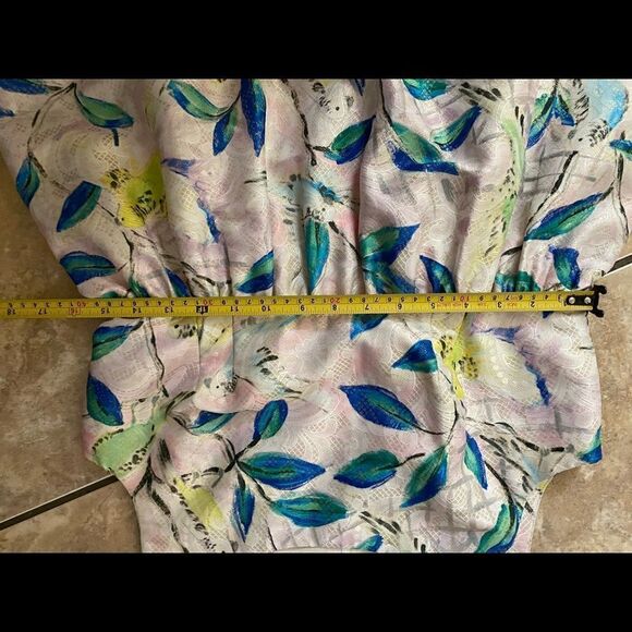 Leifsdottir Anthropologie 6 Bird Print Peplum Blouse - Picture 12 of 12